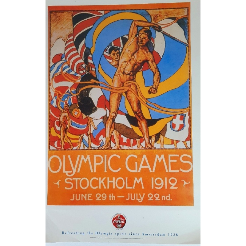 Poster Olympische Spelen Stockholm, 1912 